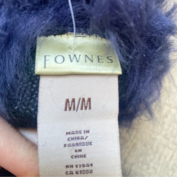 Fownes Brothers Leather Gloves
(NWT) with Fur Cuffs Sz M - Picture 13 of 14